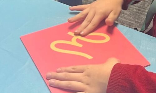 Hands-on pre-writing materials